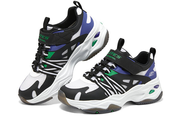 Кроссовки dlites 'black blue white' Skechers, черный — фото 4