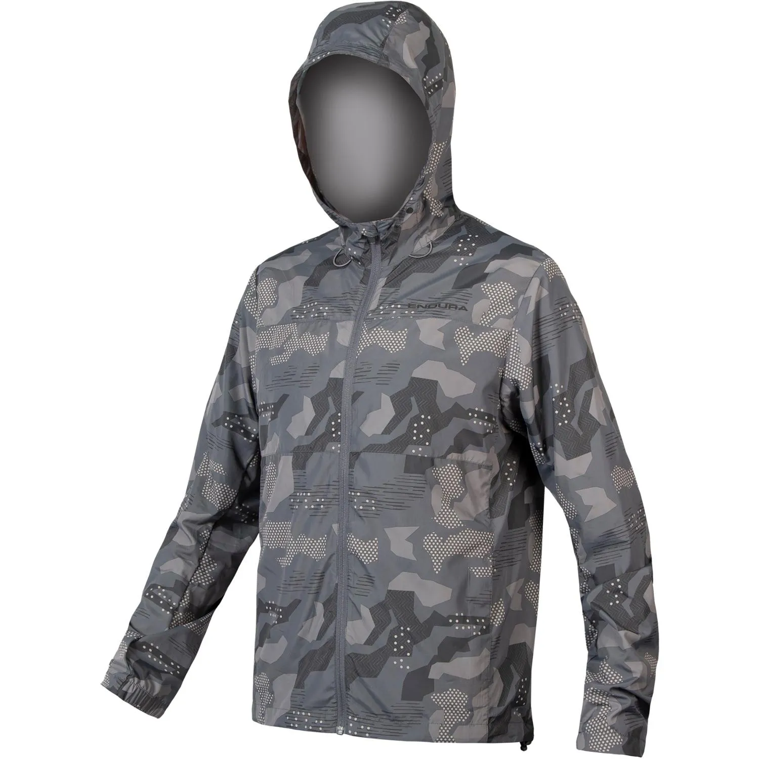 

Ветрозащитная велосипедная куртка-оболочка Endura, Grey Camo