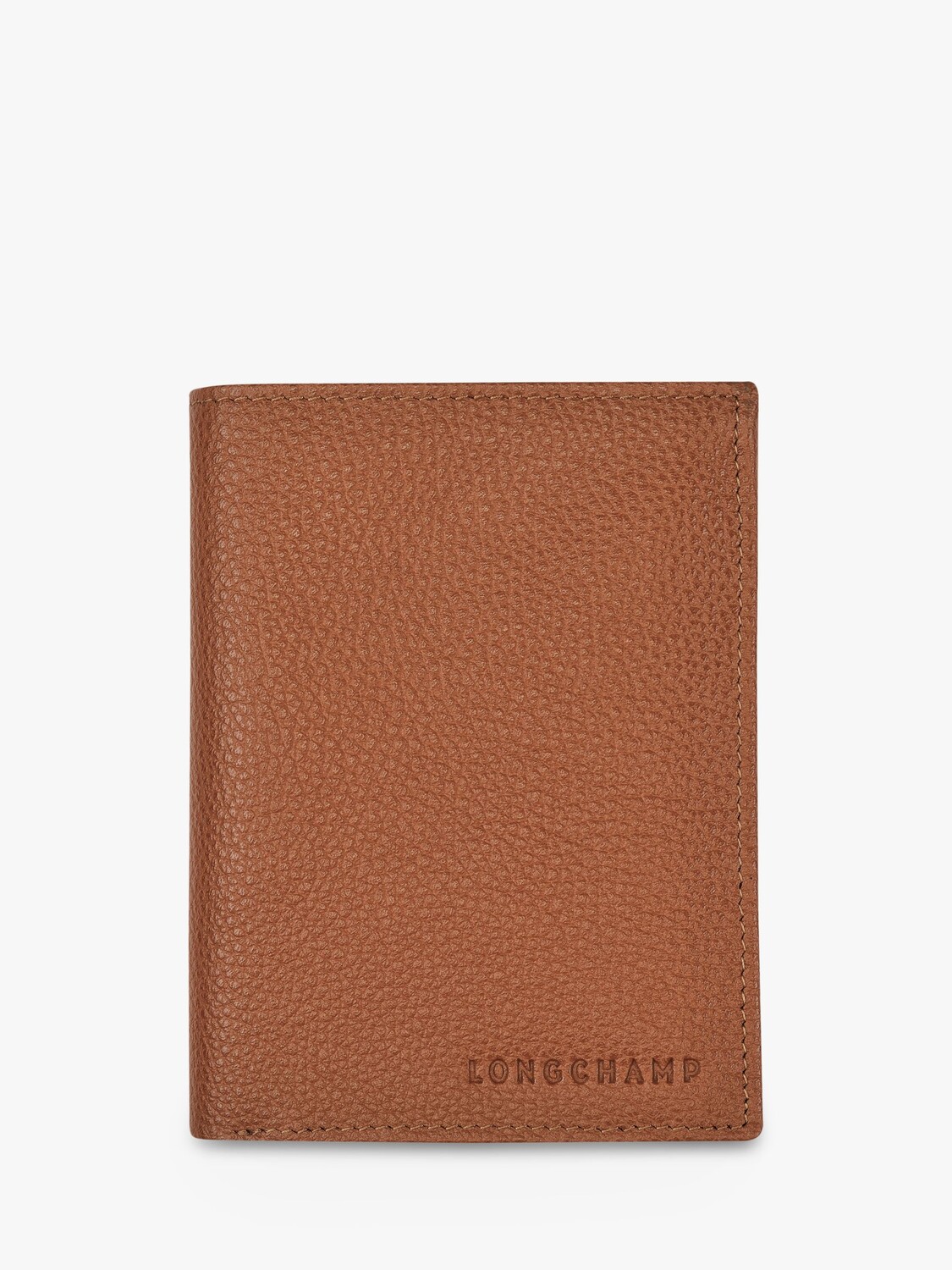 

Кожаный кошелек Longchamp Le Foulonné тройного сложения, карамельный