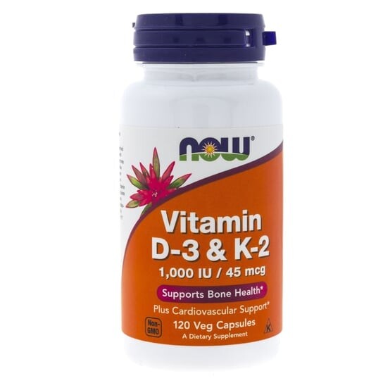 

Биологически активная добавка Витамин К2 и D3 Now Foods, 120 капсул