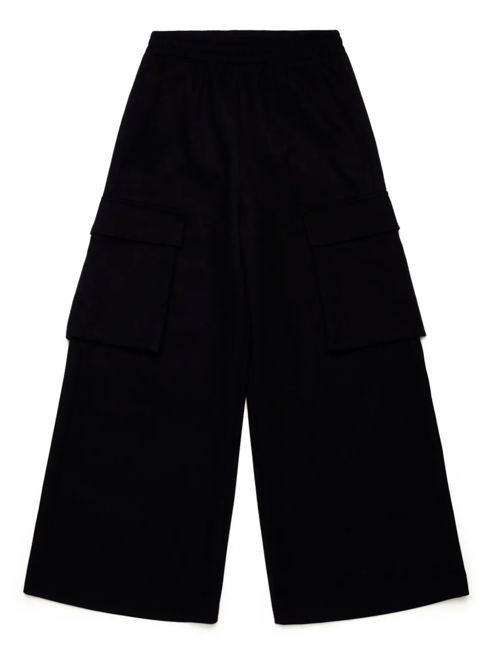 

Широкие брюки карго MM6 Maison Margiela Kids, черный