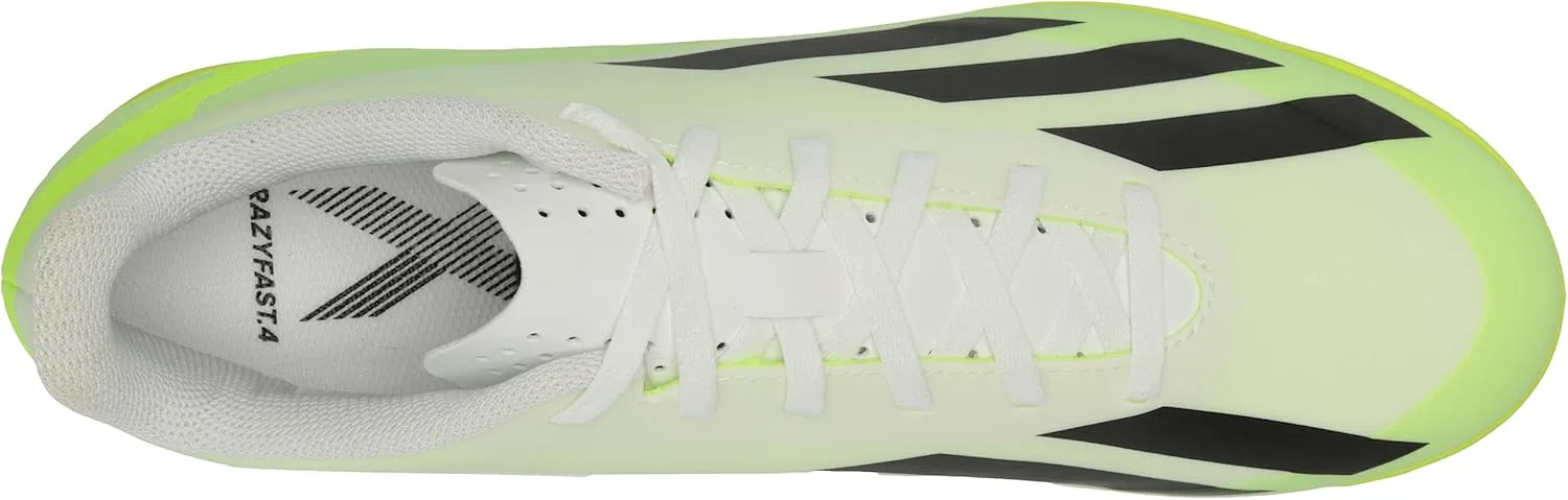 Кроссовки для зала Adidas Unisex-Adult X Crazyfast.4, белый/черный — фото 2
