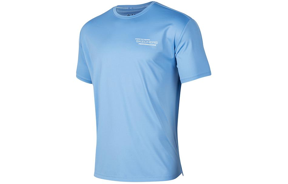 

Skechers Футболка Allure Blue мужская, Синий, Skechers Футболка Allure Blue мужская