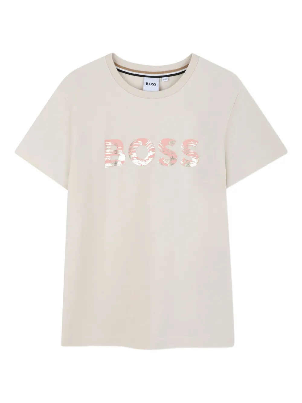 

Футболка с логотипом BOSS Kidswear, нейтральный
