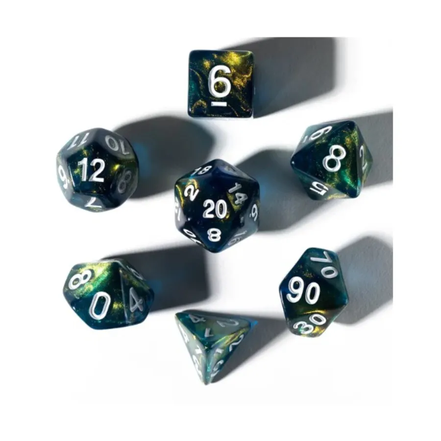 

Набор Poly — раскопанное сокровище — оникс (8), RPG Dice Sets