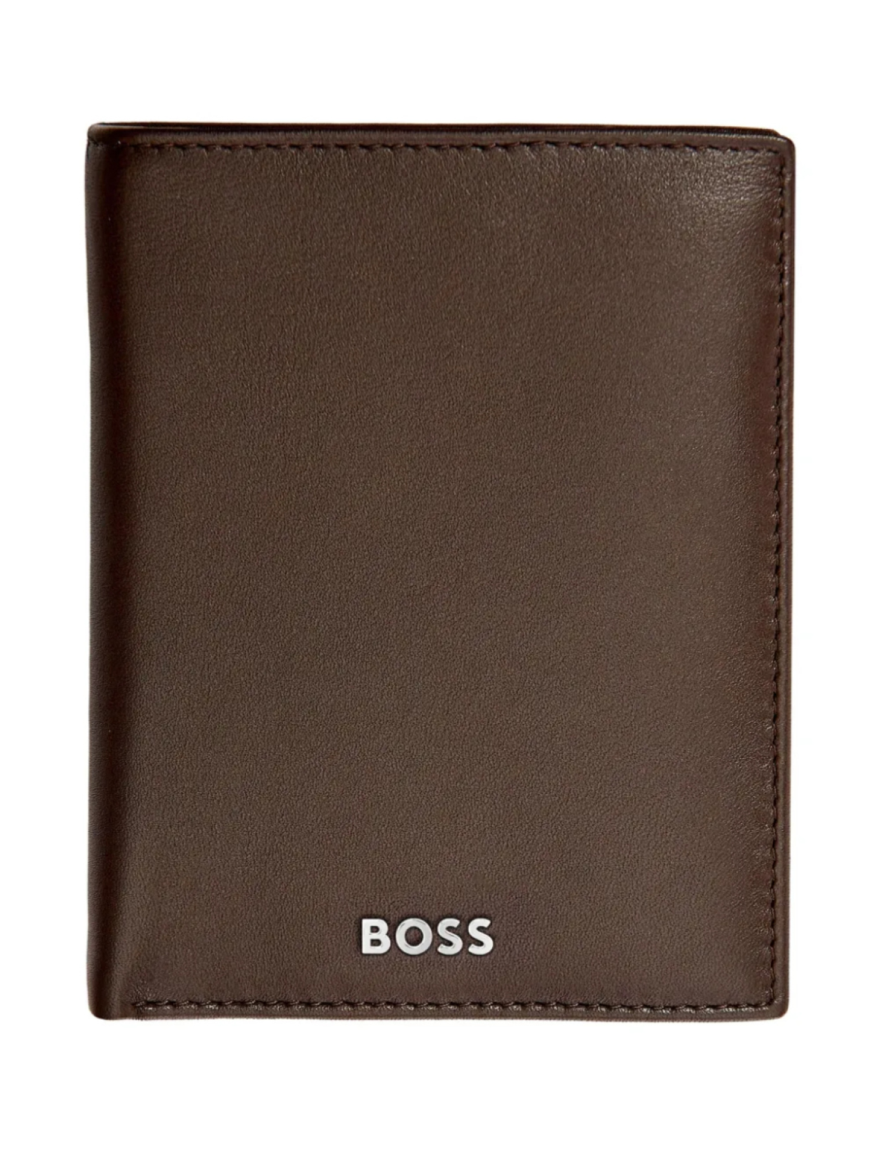

Кошелек с логотипом BOSS, коричневый