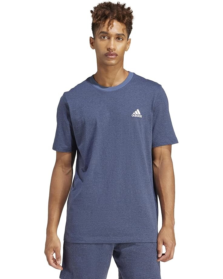 

Футболка adidas Seasonal Essential Mélange, цвет Ink Melange