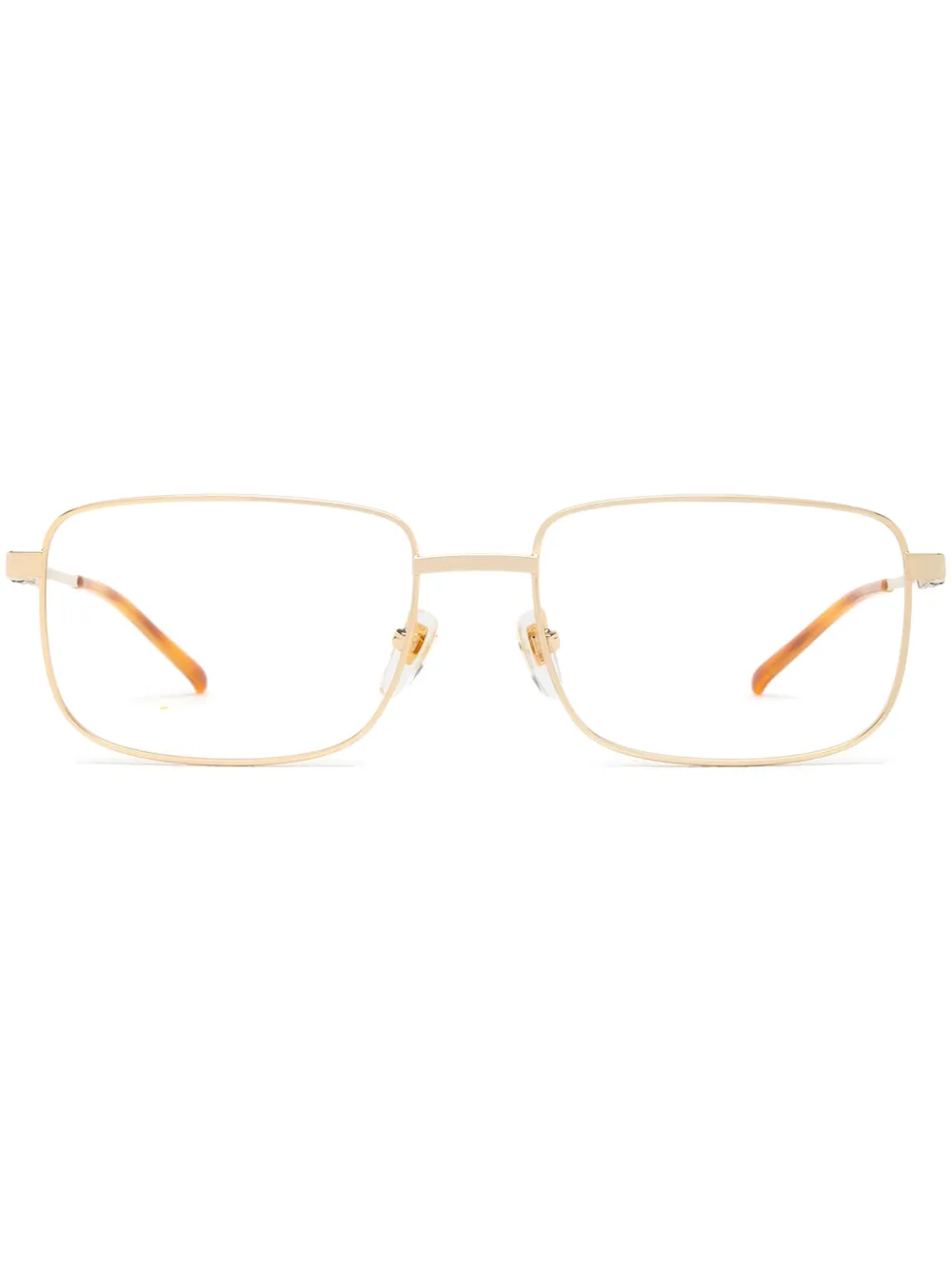 

Очки в прямоугольной оправе Gucci Eyewear, золотой