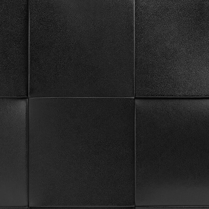 Bottega Veneta Женская черная сумка-шоппер из коровьей кожи малого размера — фото 4