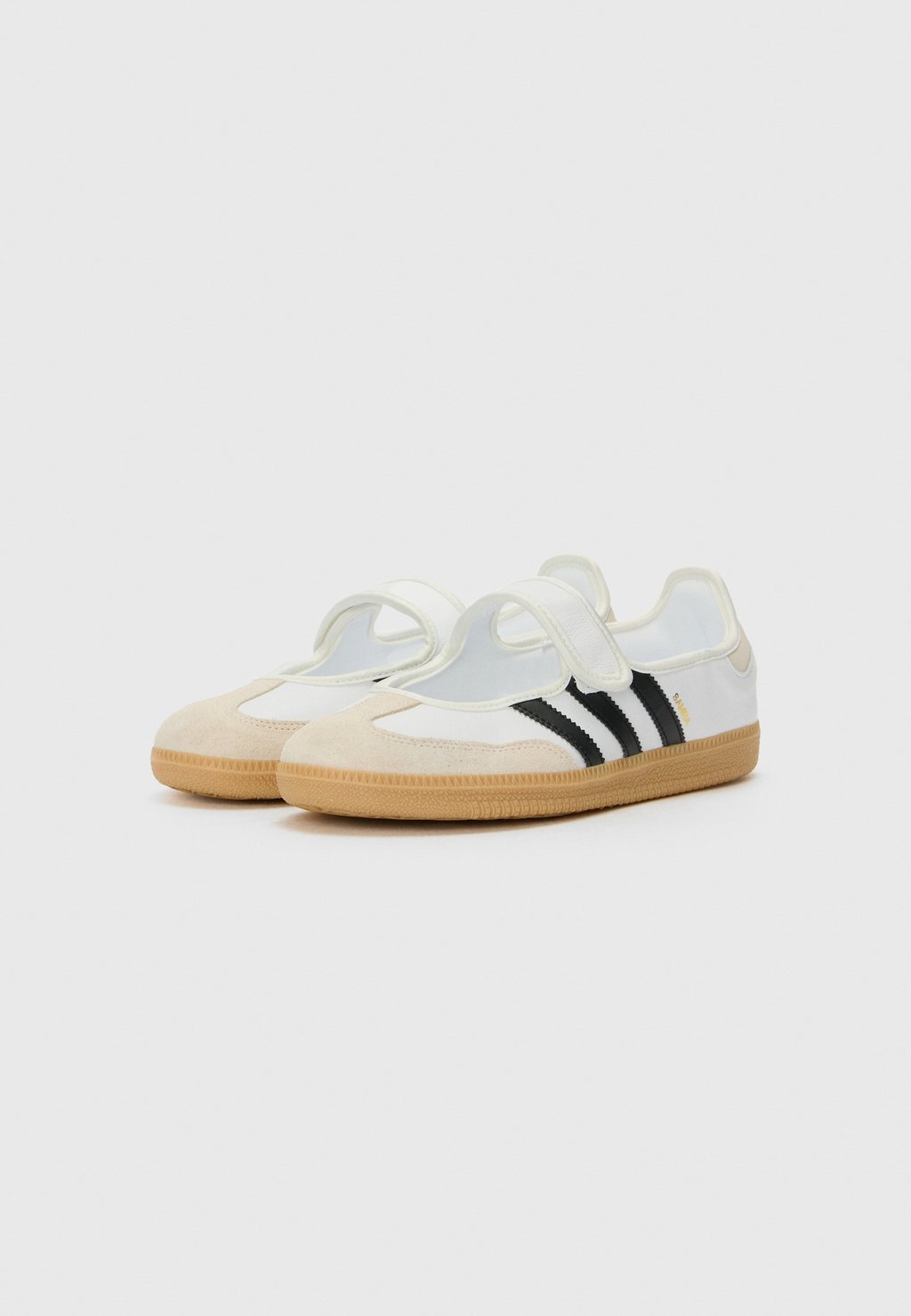 Балетки с ремешком на щиколотке SAMBA JANE Adidas Originals, белый — фото 2