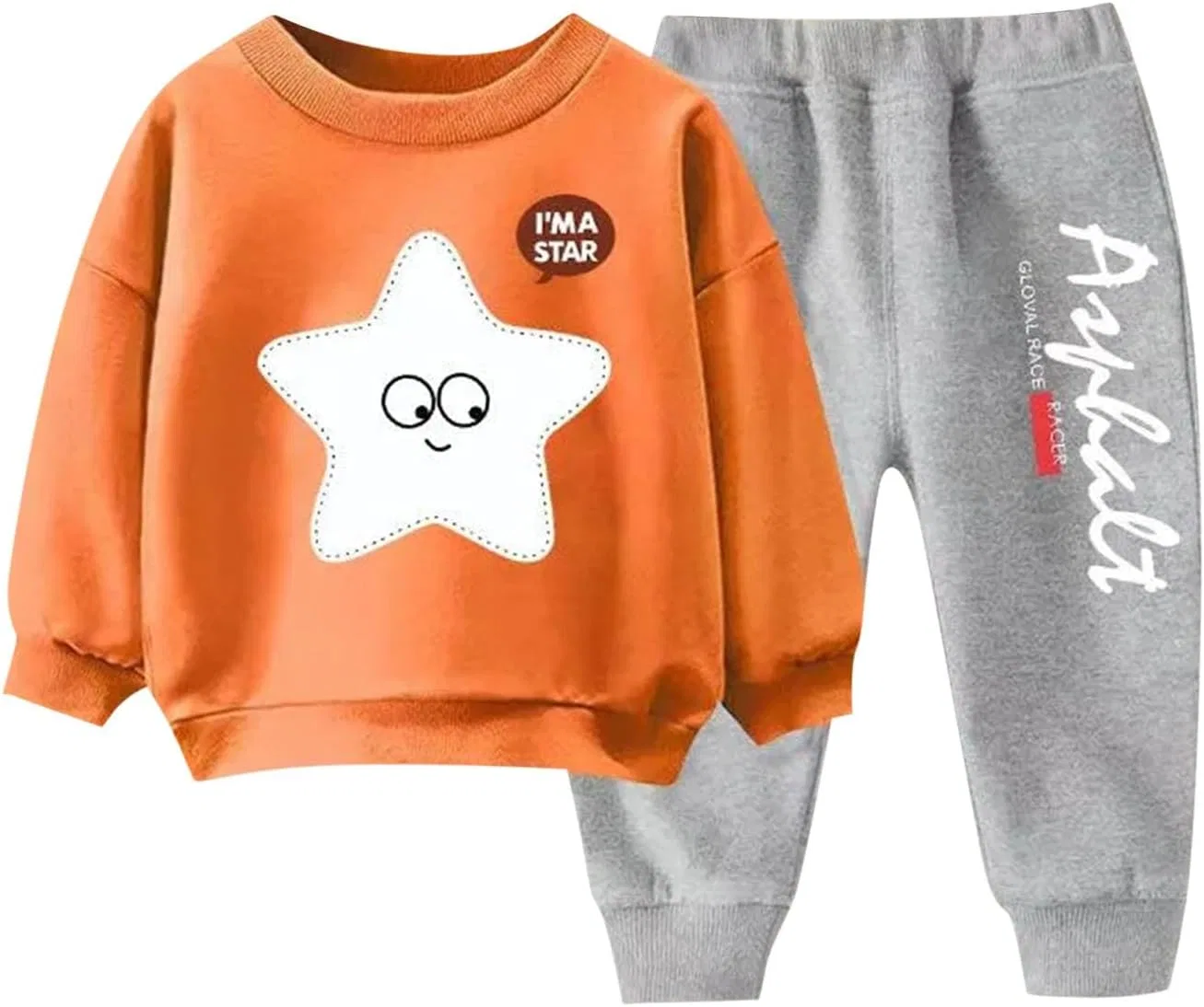 Детский спортивный костюм из полиэстера K-433 Burnt Orange