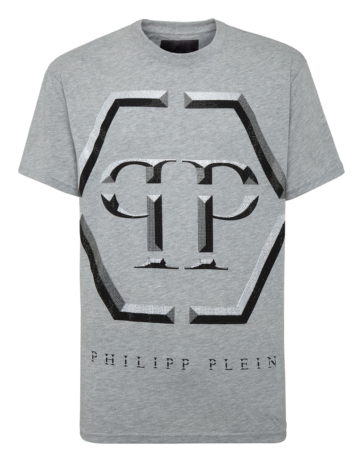 

Футболка с круглым вырезом SS Philipp Plein, серый