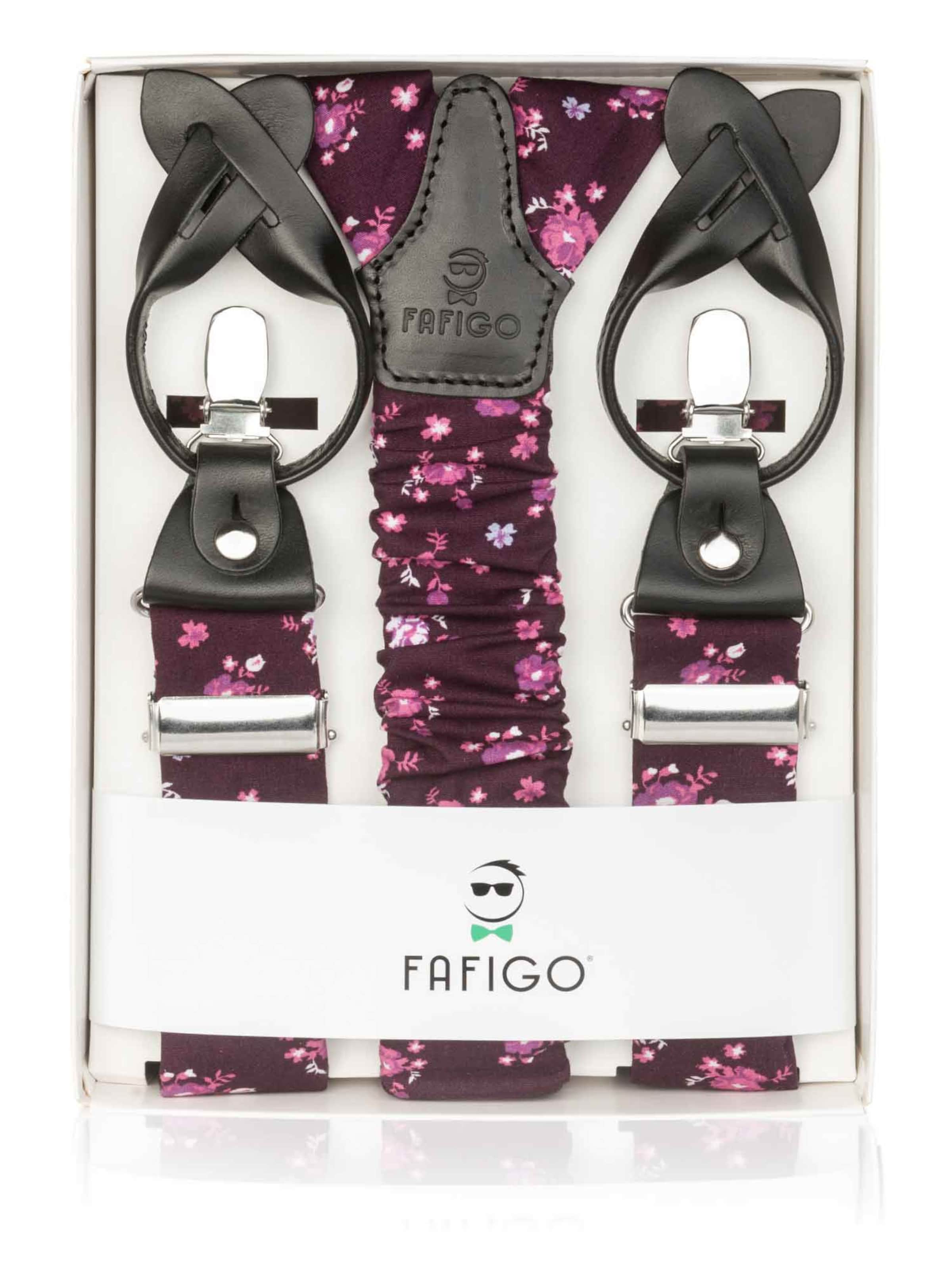 

FAFIGO Подтяжки 'Zio Giuseppe' в цвете Berry