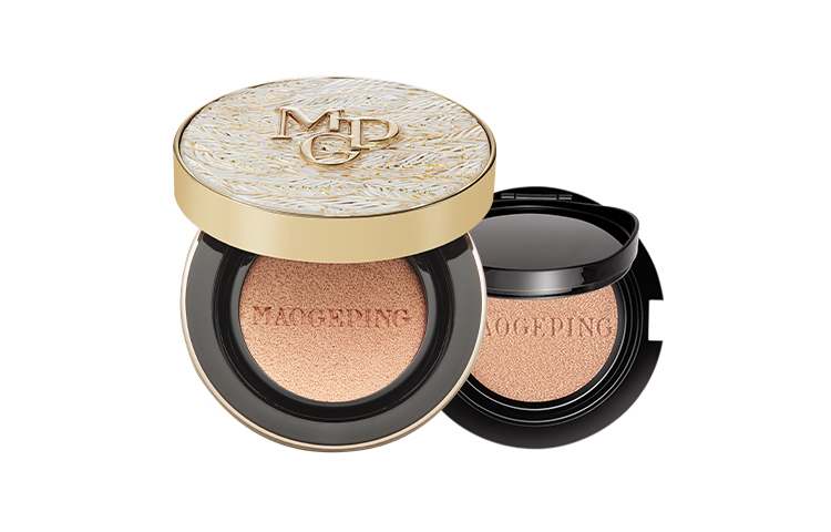 Тональный кушон MAOGEPING Luxury Caviar Flawless Cushion #802 со сменным блоком, 14 г*2