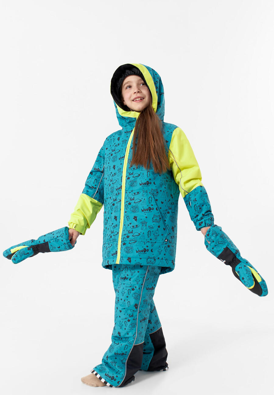 WEEDO FUNWEAR Зимняя куртка COSMO UNIVERSE бензиновая дышащая утепляющая светоотражающая согревающая — фото 4