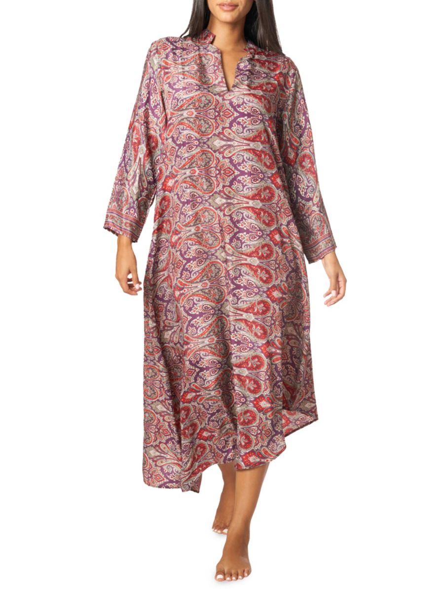 

Платье макси с узором пейсли La Moda Clothing, цвет Red Multi