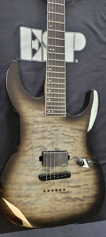

Электрогитара ESP LTD M-1001NT QMCHB 2022 - Charcoal Burst