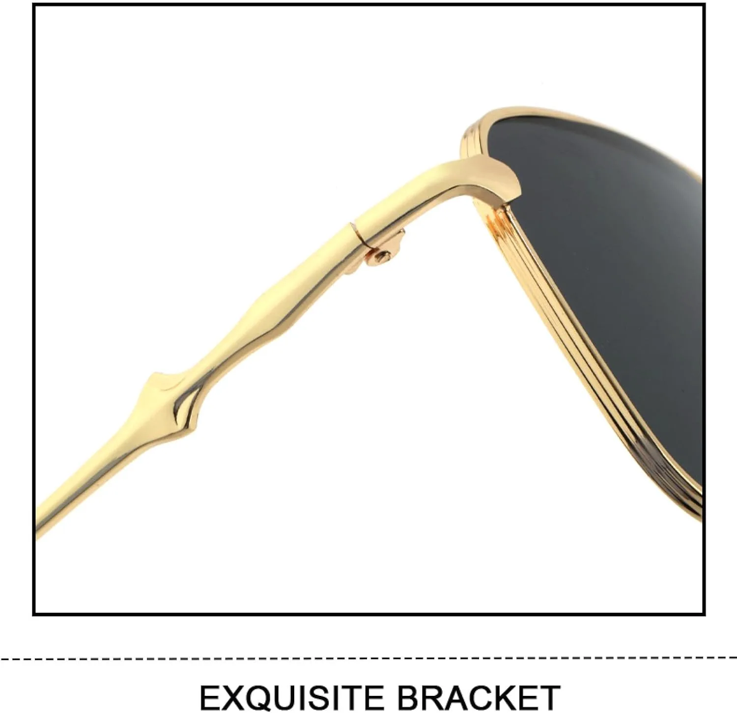 

Прямоугольные солнцезащитные очки для женщин, металлическая оправа, винтажные градиентные очки для мужчин, защита от УФ-излучения UV400 TVTBBVV, Silver Clear