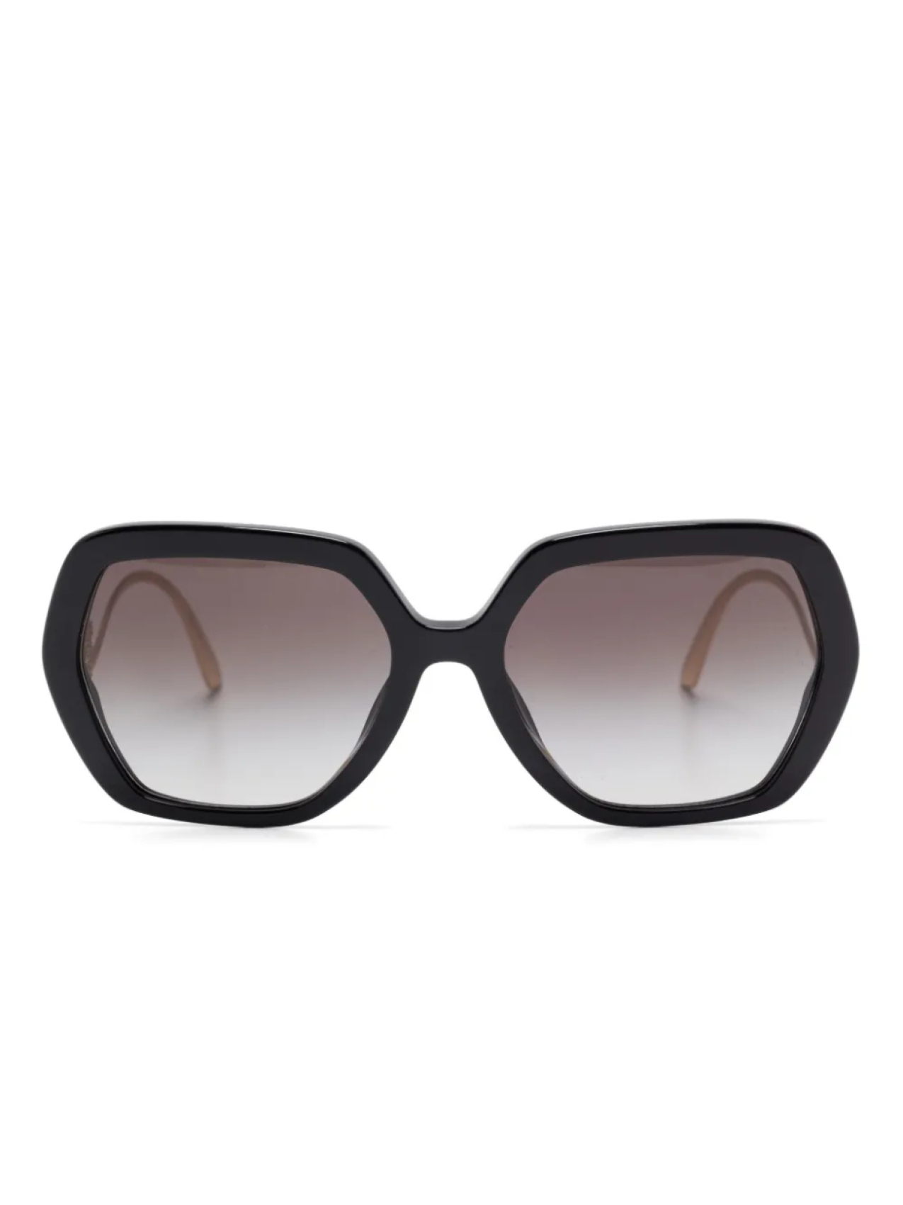 

Солнцезащитные очки в геометрической оправе Dolce & Gabbana Eyewear, черный