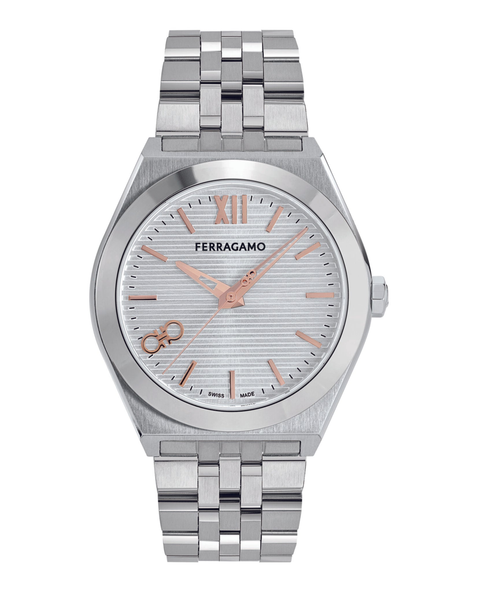

Часы Vega New Salvatore Ferragamo, цвет silver/stainless steel/silver
