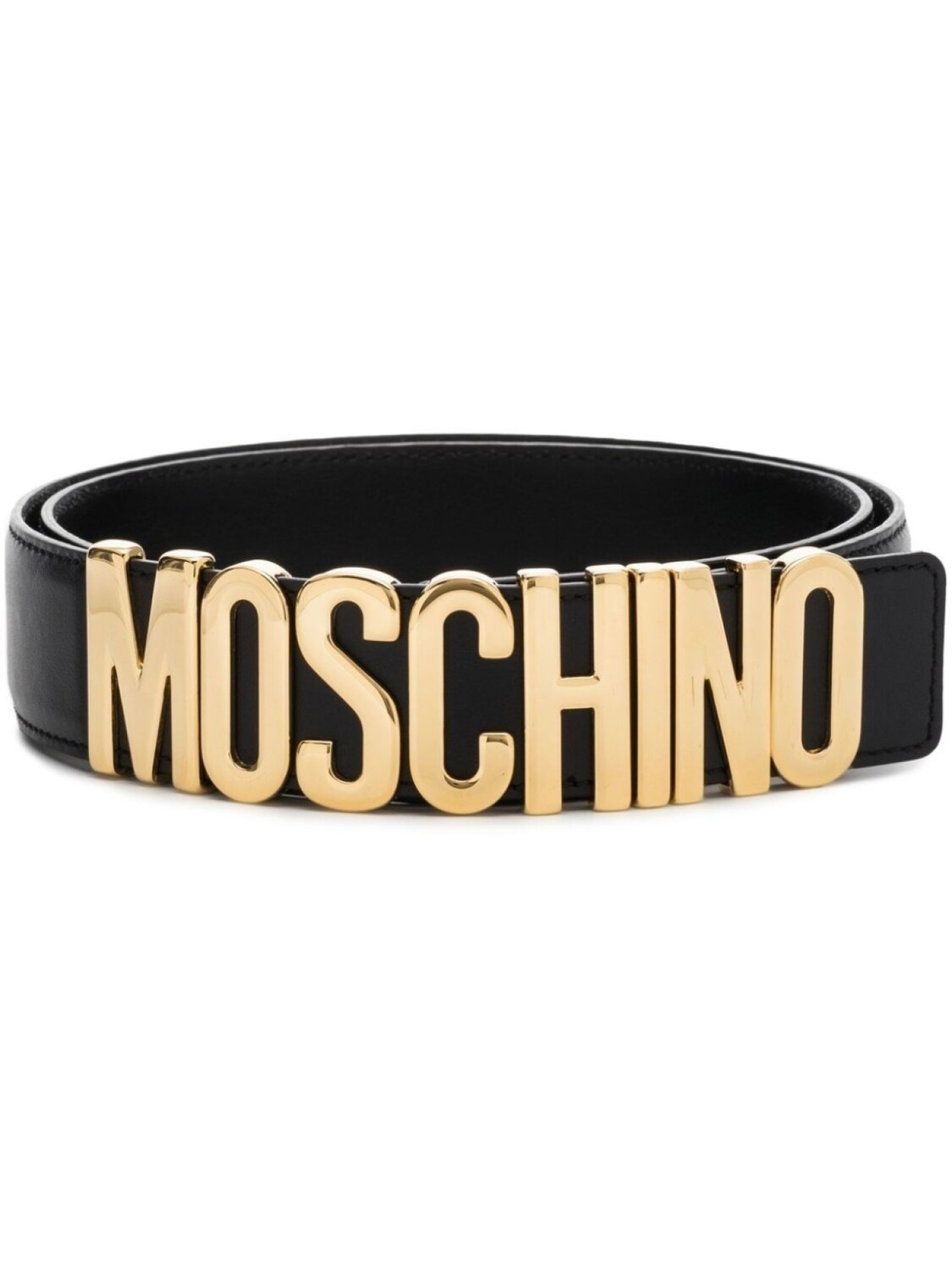 

Moschino ремень с логотипом, черный