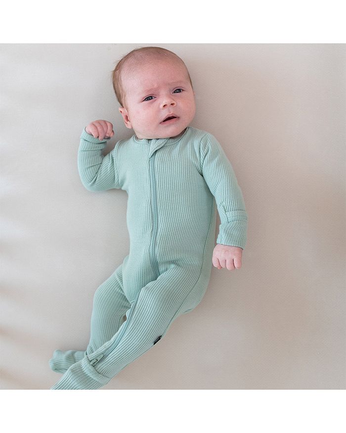 Унисекс комбинезон на молнии с резинкой - для малышей Kyte Baby, зеленый — фото 3