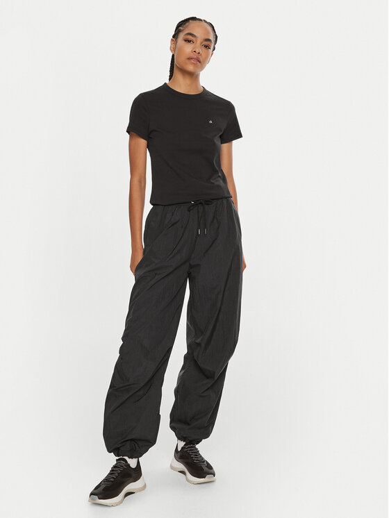 Футболка slim fit Emb Graphic K20K208061 Calvin Klein, черный — фото 2