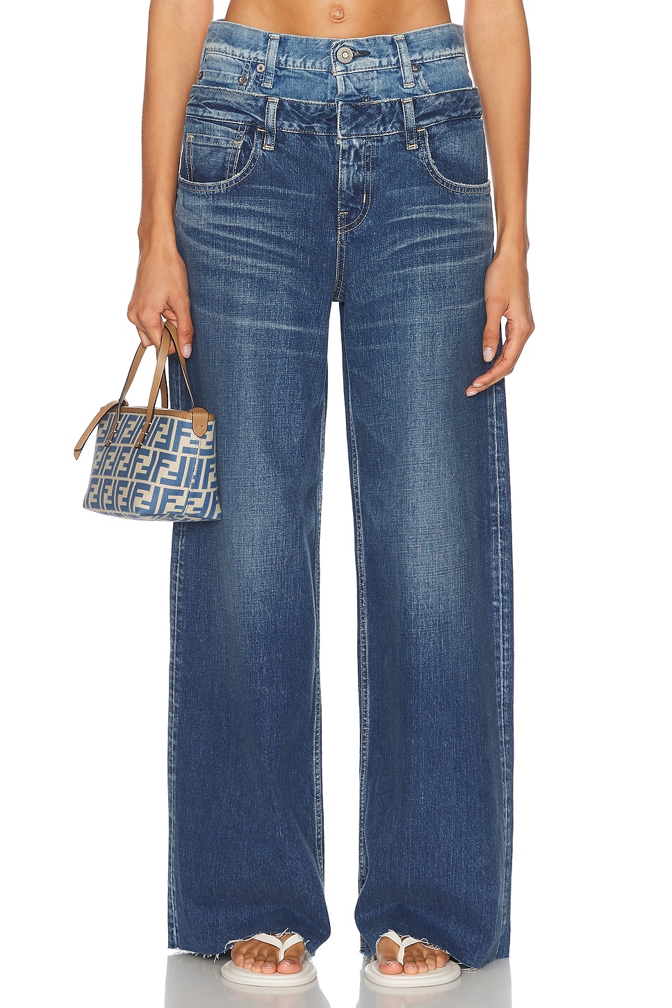 

Брюки Bogota с двойным поясом Moussy Vintage, Blue