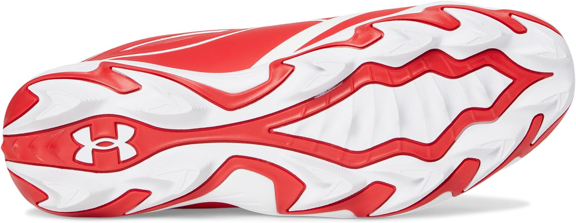 Кроссовки Under Armour Leadoff Icon Low RM Baseball Cleats, цвет Red/White/Red — фото 3