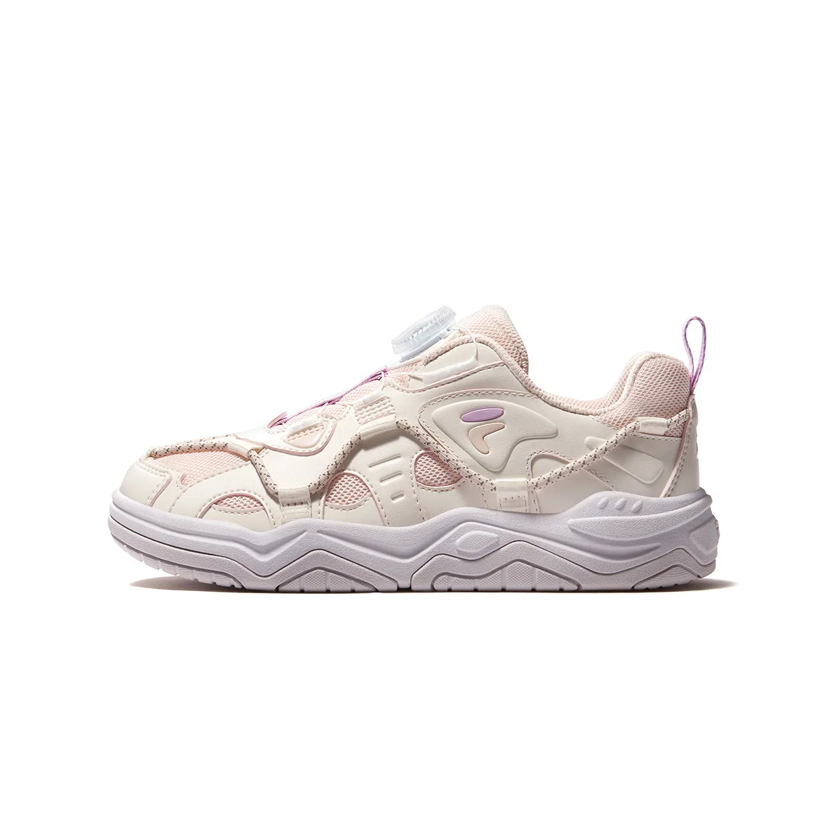 Кроссовки для скейтбординга Heritage FHT Anti Kick FILA KIDS Sea Salt Pink/Peony Silver Pink