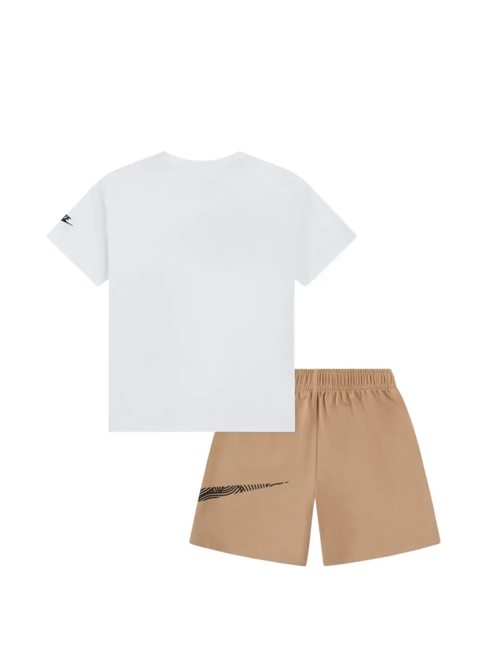 Эластичные шорты с логотипом Nike Kids, белый — фото 2