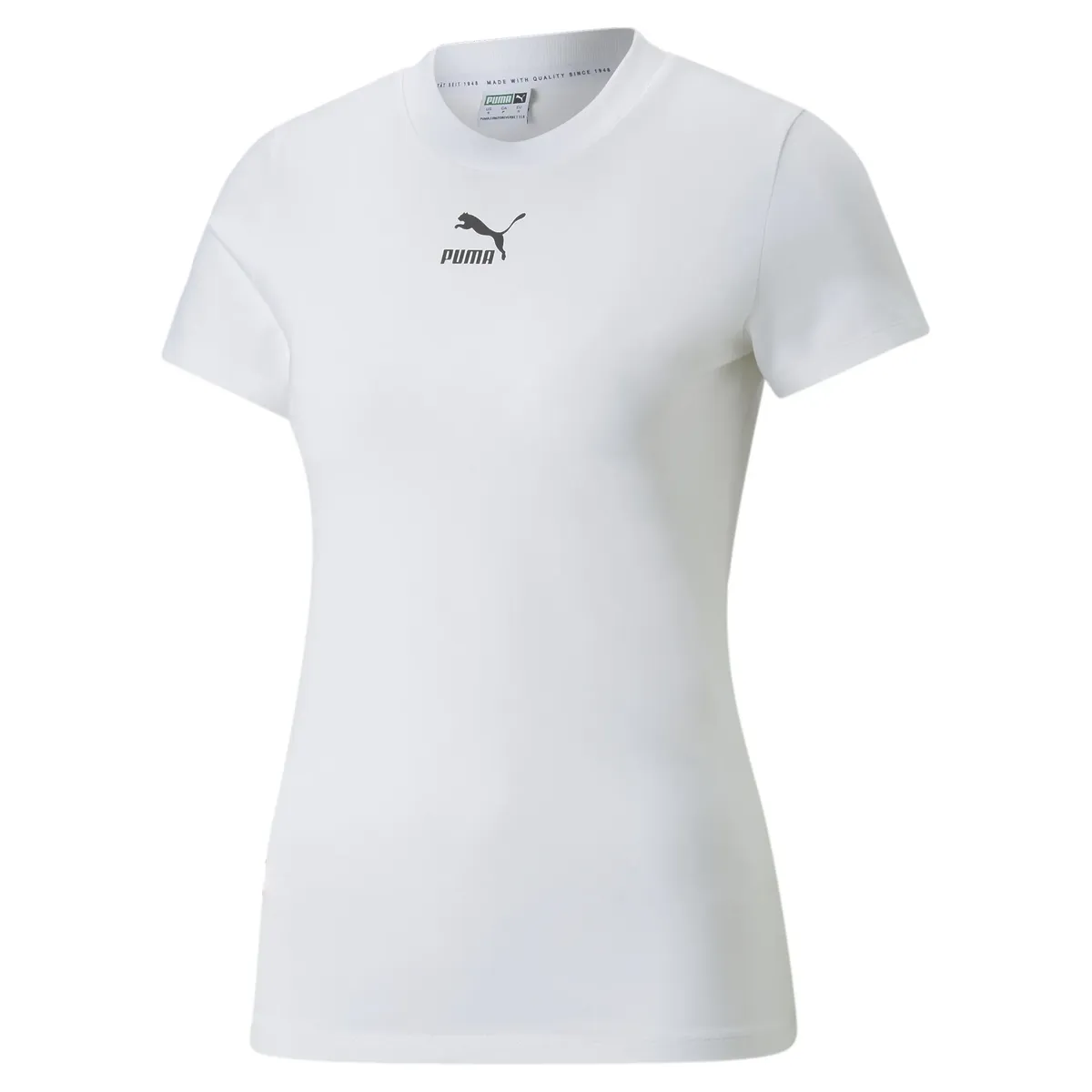 

Футболка PUMA "Классическая тонкая женская футболка", белый