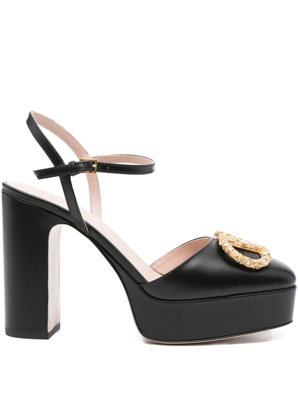 Туфли-лодочки на платформе VLogo Signature 110 мм VALENTINO GARAVANI, черный