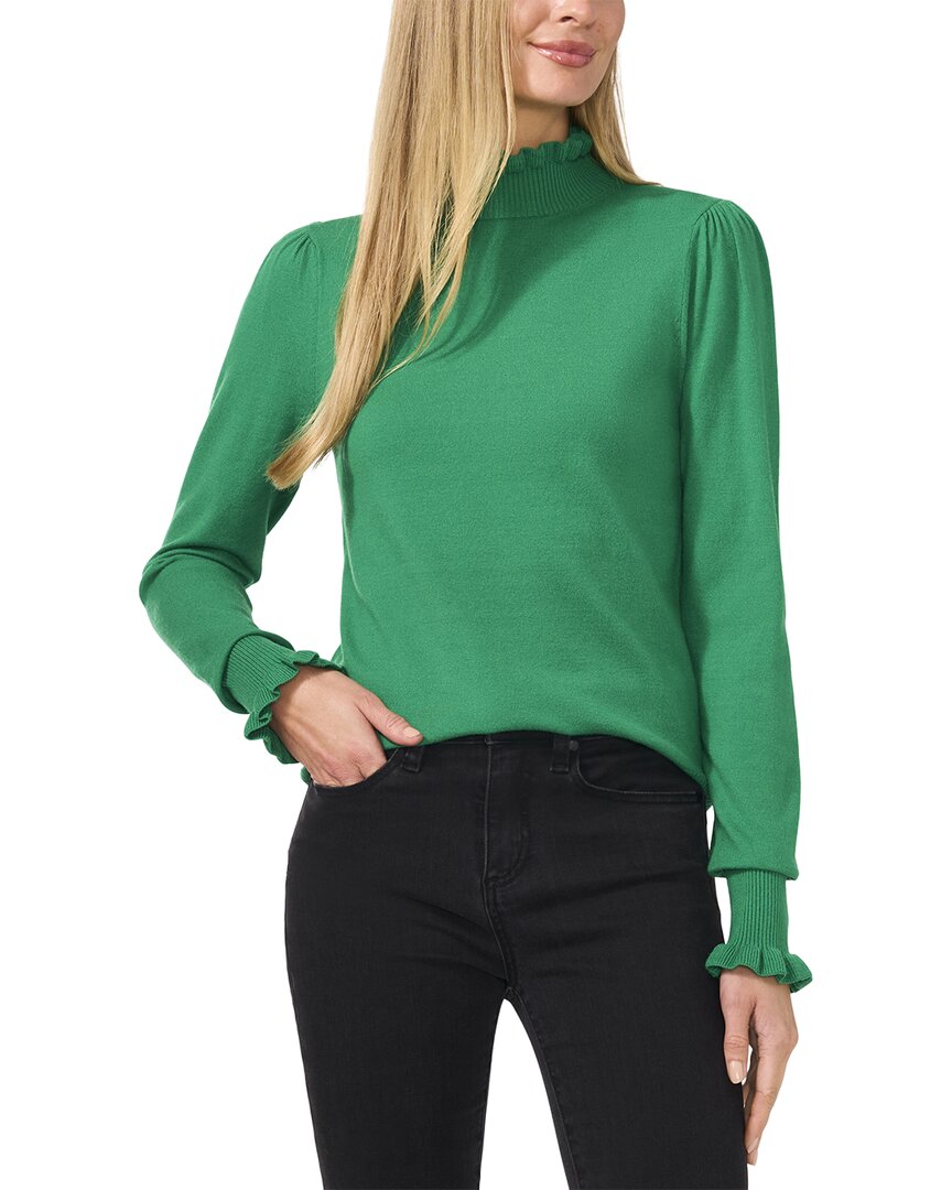 

Свитер CeCe Mock Neck, зеленый