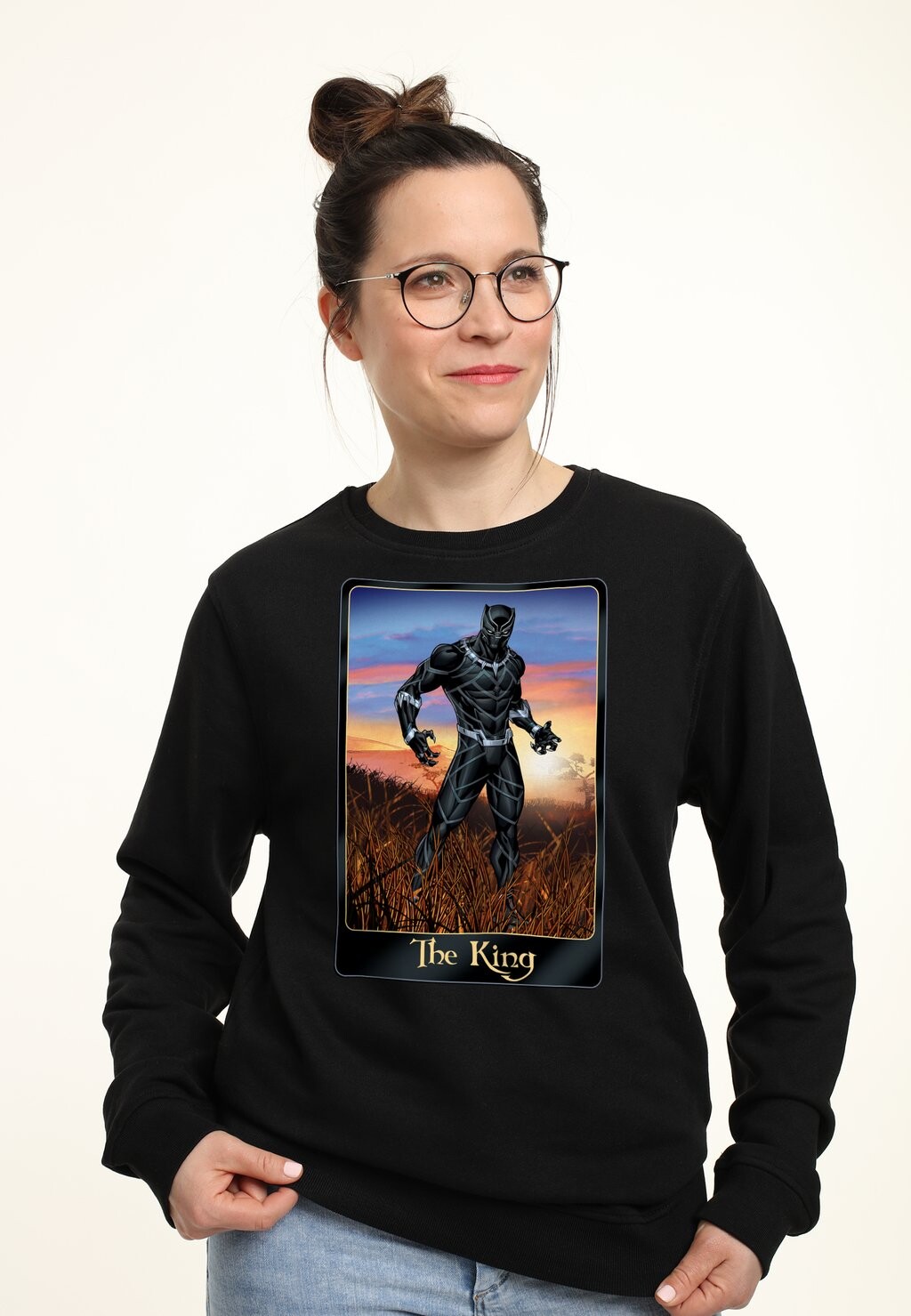 

Толстовка AVENGERS CLASSIC PANTHER KING Henry Tiger, черный