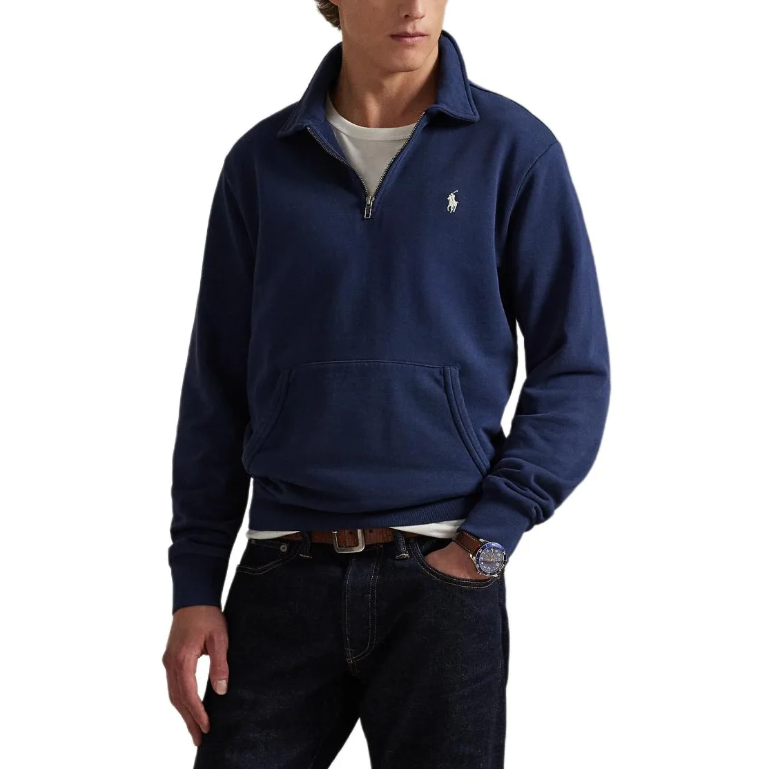 Толстовка Polo Pony Polo Ralph Lauren, nautical синий — фото 4
