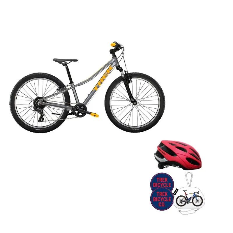 

Детский горный велосипед для трейлов Precaliber 24 дюймов с v-brake и 8 скоростями TREK