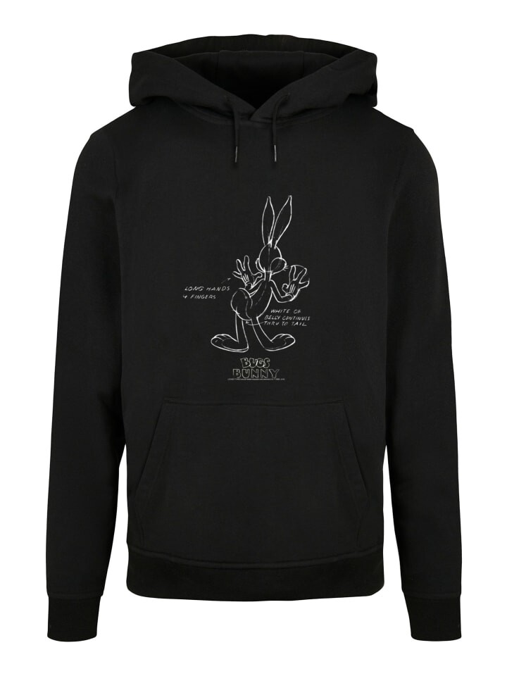 

Пуловер F4NT4STIC Basic Looney Tunes Bugs Bunny White Belly, черный