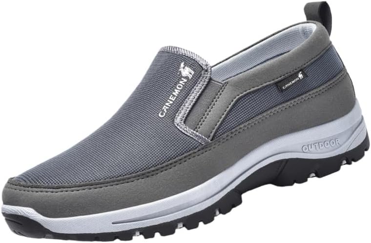 

Мужские легкие парусикроссовки больших размеров- мягкая и удобная повседневная обувь. Прохладные и дышащие. Идеально подходят для прогулок, походов, свиданий и пеших прогулок Clolinde, серый