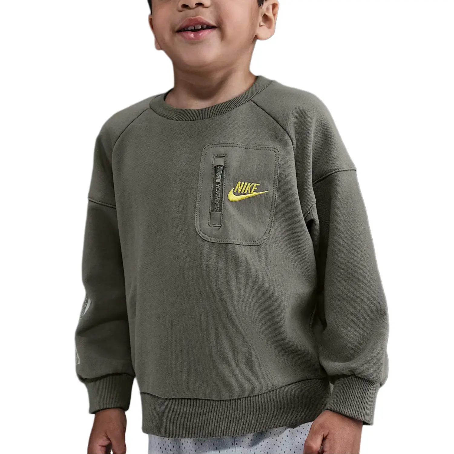 

Свитшот Sportswear Futura Kids' Nike, светло- зеленый