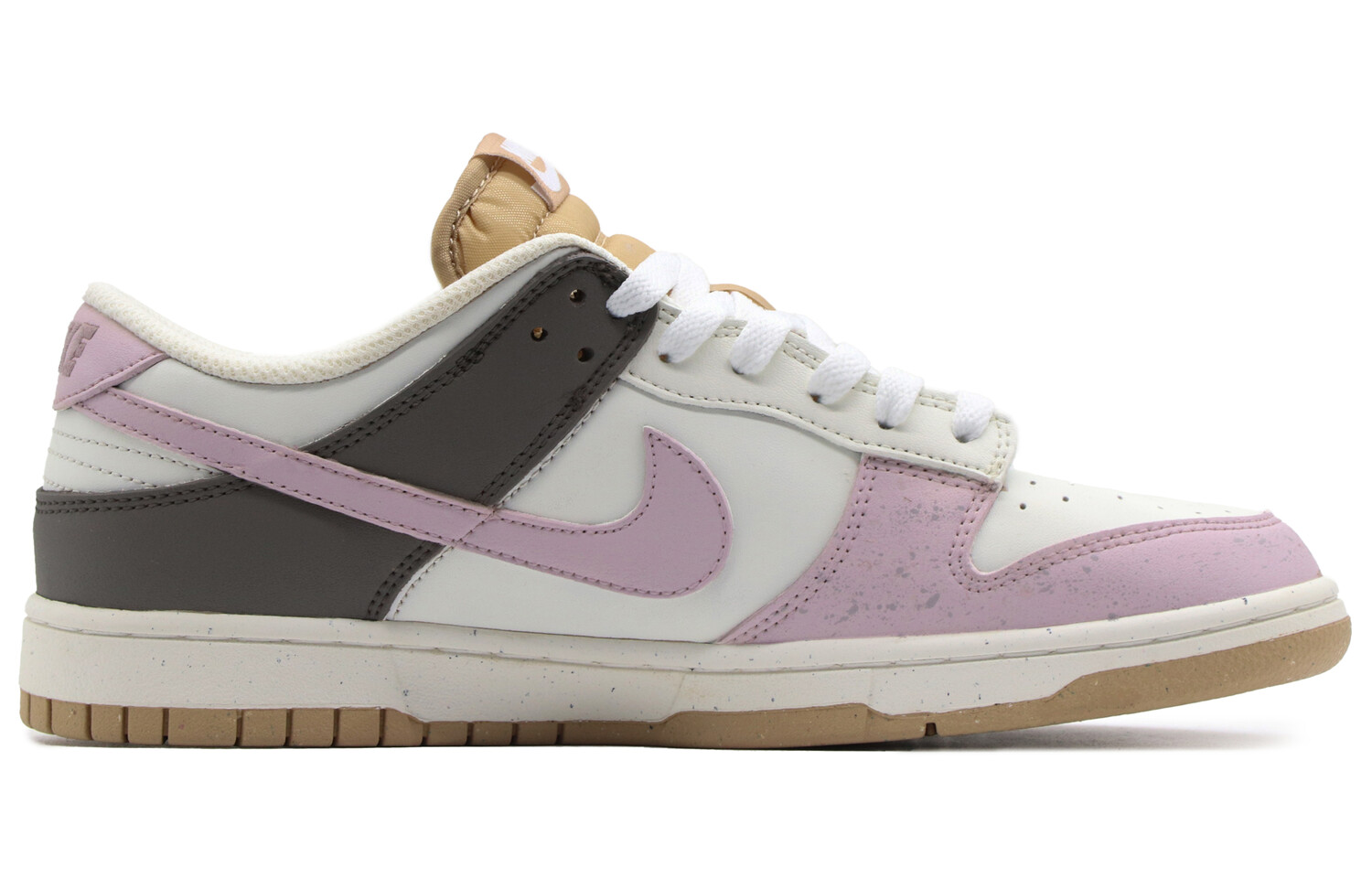 

Кроссовки Nike Dunk Skateboard Shoes Women's Low-Top Pink/Brown