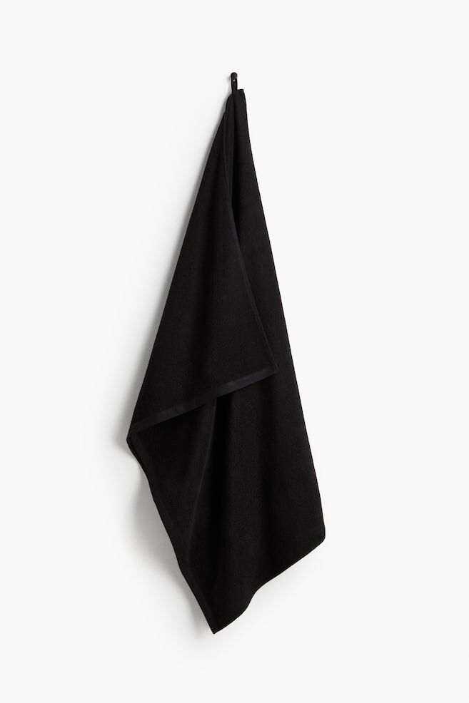

Банные простыни из махровой ткани H&M, 100x150 см, черный