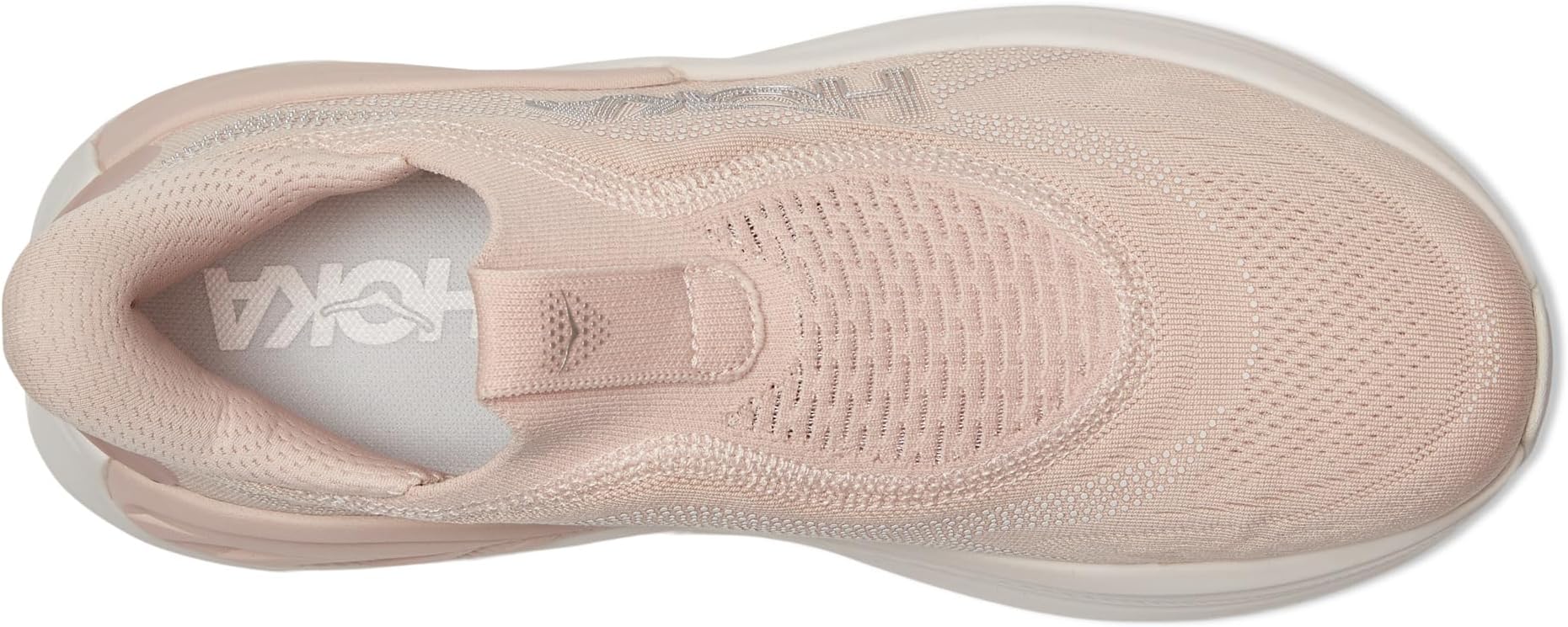 Кроссовки Hoka Skyward Laceless, цвет Rose Latte/Rose Cream — фото 2