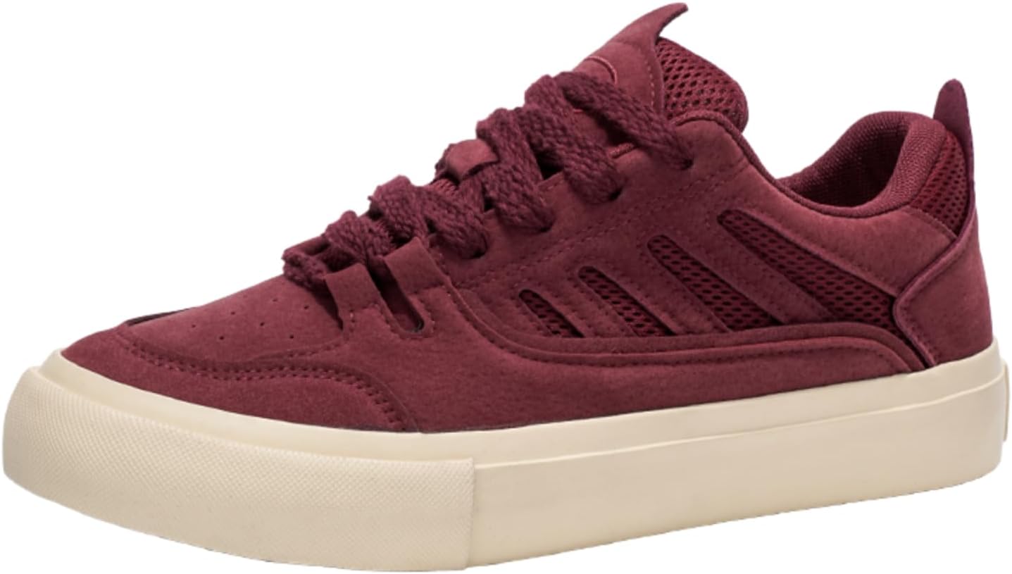 

Мужские низкие кроссовки из оливково-зеленой замши, ретро-стиль, повседневная обувь с толстыми шнурками, удобная для ежедневного ношения Aokisx