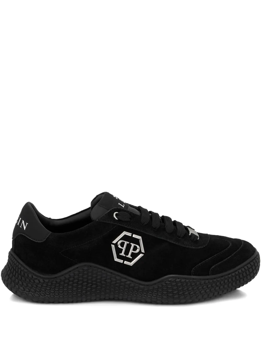

Замшевые кроссовки Hexagon Runner Philipp Plein, черный