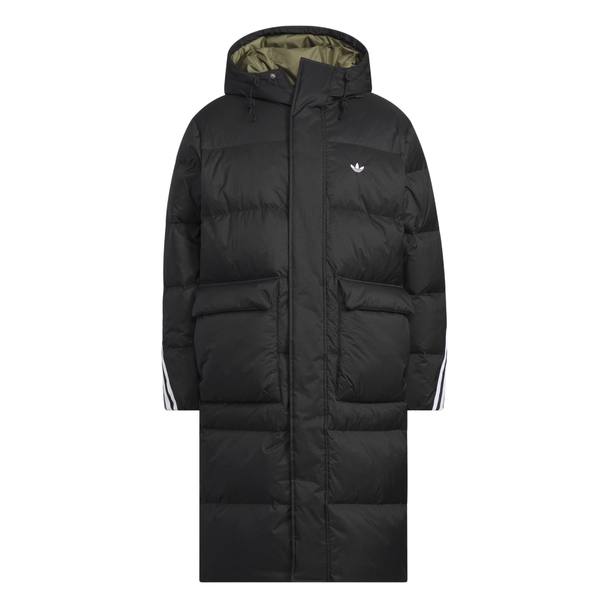 Пуховик FW25 Long Down Jacket Unisex Adidas Originals, черный — фото 3