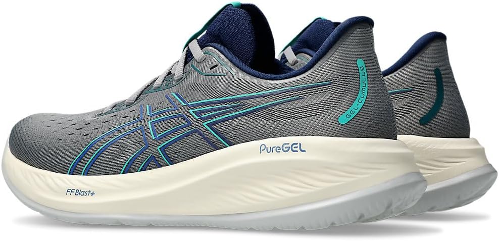 Мужские кроссовки для бега ASICS Gel-Cumulus 26, синий/серый — фото 3