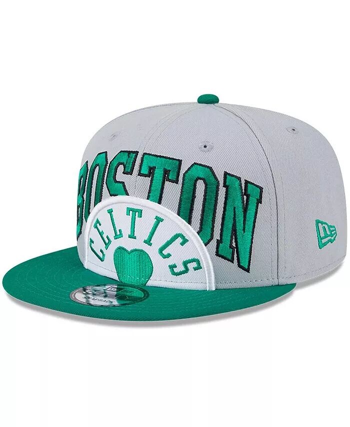 

Мужская серая двухцветная бейсболка Kelly Green Boston Celtics Tip-Off 9FIFTY Snapback New Era, серый