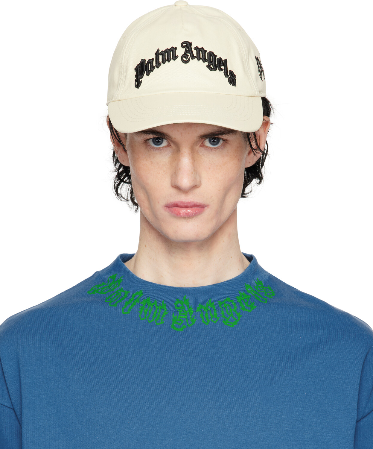 

Кепка с изогнутым логотипом Off-White Palm Angels