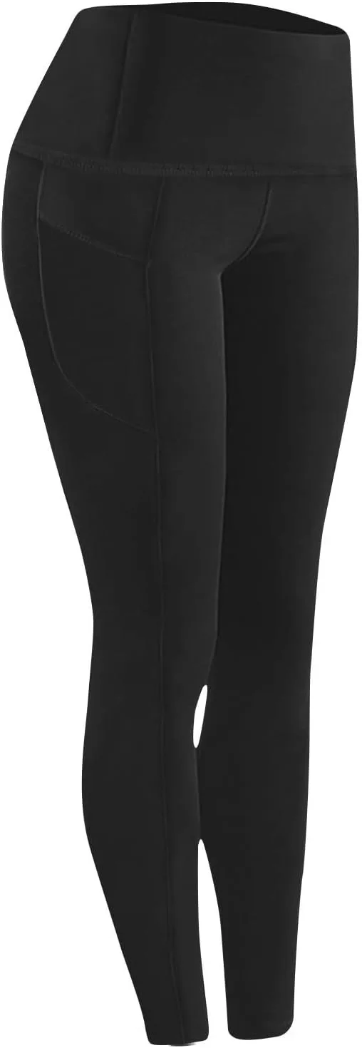 Женские леггинсы для тренировок с карманами, high waist, мягкие — фото 3